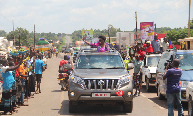 Betty Amongi's homecoming excites Oyam South Betty Amongi's homecoming excites Oyam South