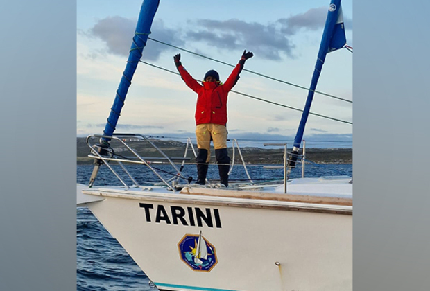 Navika Sagar Parikrama II: INSV Tarini reaches port Stanley - Third Port of Call