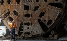 One of the TBMS used for the Sydney Metro West tunnels prior to its removal from the tunnels