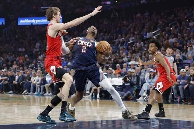 Thunder use 22-0 second-half run to rally past Bulls