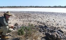 Tom Sanders on the ground at Lake Roe