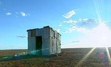 The Honeymoon hut on site of the Honeymoon uranium mine in north-east SA.