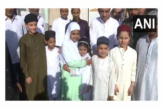 Eid celebrations begin across country as people embrace, share sweets, delicacies