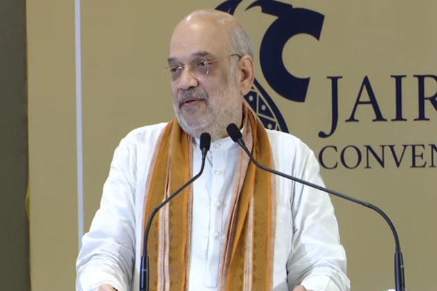 Amit Shah attends inauguration ceremony of 'Jairaj Sports and Convention Centre' in Pune