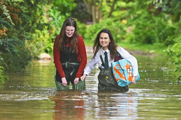 Why people in a flooded British town were told to stop flushing the toilet