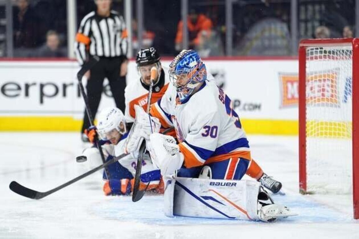 Ilya Sorokin, Jean-Gabriel Pageau lead Isles' shutout of Flyers