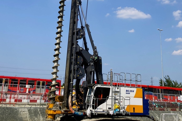﻿Bauer Technologies has secured the specialist piling contract for the expansion of the Beckton DLR Depot in East London