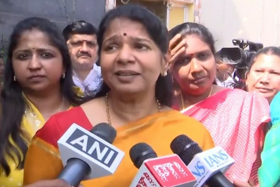DMK MP Kanimozhi Karunanidhi moves breach of privilege notice against Dharmendra Pradhan