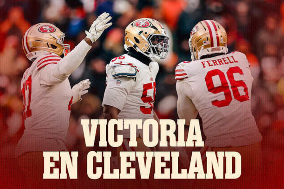 Los 49ers se Llevan la Victoria de Cleveland 26-8