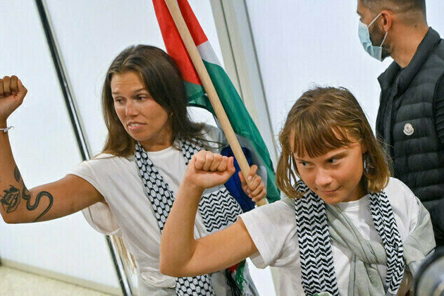 Thunbergs activist pal bit medic in jail  Israeli MFA