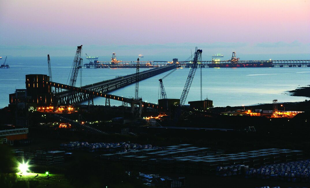 Dalrymple Bay Coal Terminal in Queensland. Photo courtesy DBI