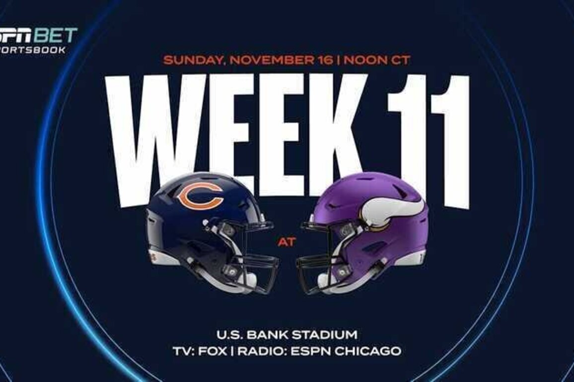 How to watch, listen to, stream Bears-Vikings Week 11 game