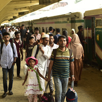 BANGLADESH-DHAKA-AHEAD-EID AL-ADHA-TRAVEL RUSH