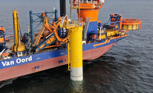  In a world first, the slip joint foundation was successfully installed at the Borssele wind farm Site V by Van Oord