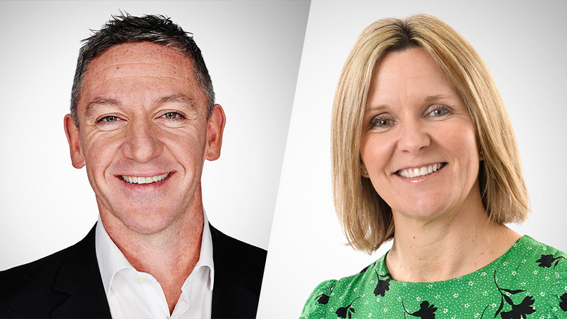 Mark Allsop and Rachel Baldwin.