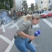 Australian Reporter Hit by NonLethal Round During LA Protests
