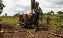  Ionic's drilling at Makuutu.