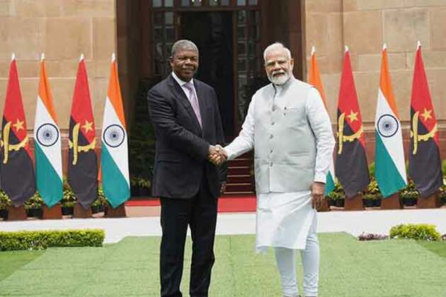 PM Modi holds bilateral meeting with Angolan President Lourenco at Hyderabad House