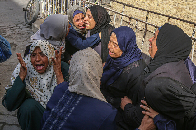 MIDEAST-GAZA CITY-AIRSTRIKE-AFTERMATH