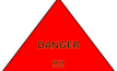 Danger sign. Image by Karma Barndon