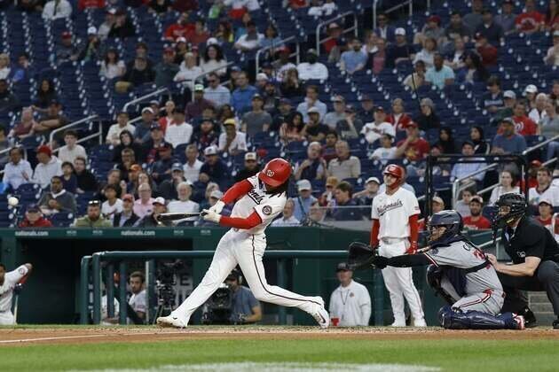 CJ Abrams (5 RBIs), Nationals slam Twins