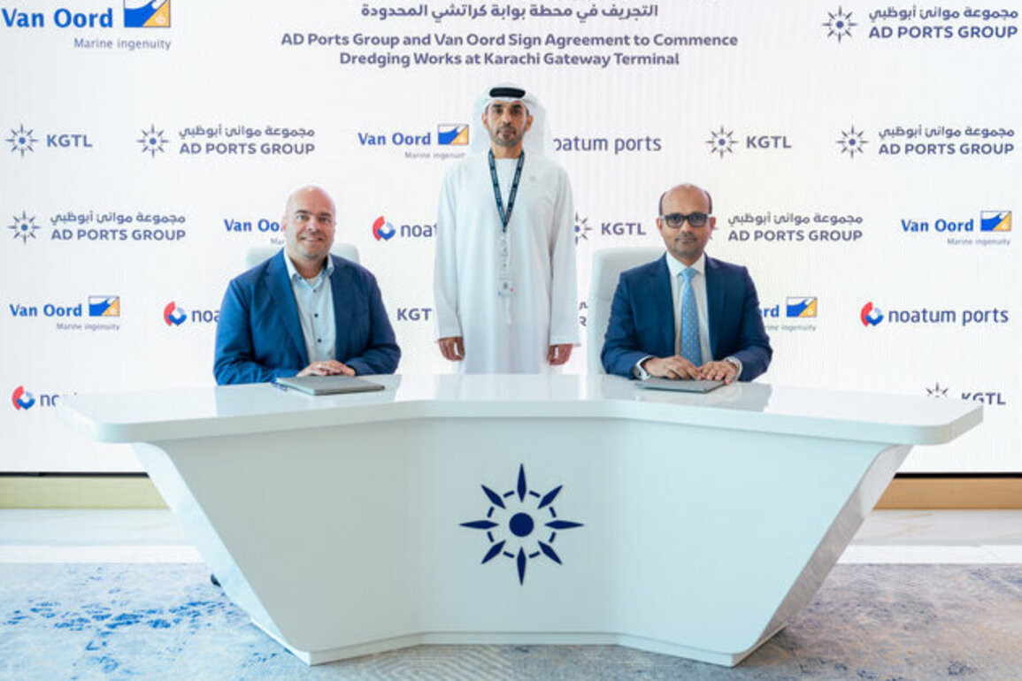 AD Ports Group's Karachi Terminals in Pakistan sign major dredging agreement to expand throughput