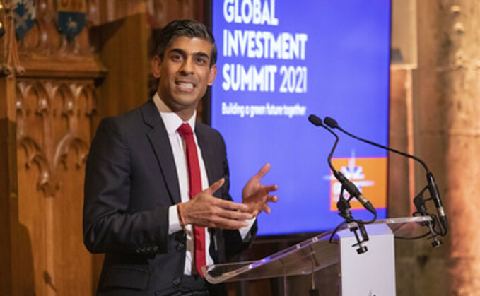 The Chancellor speaks at the Global Investment Summit on 18 October