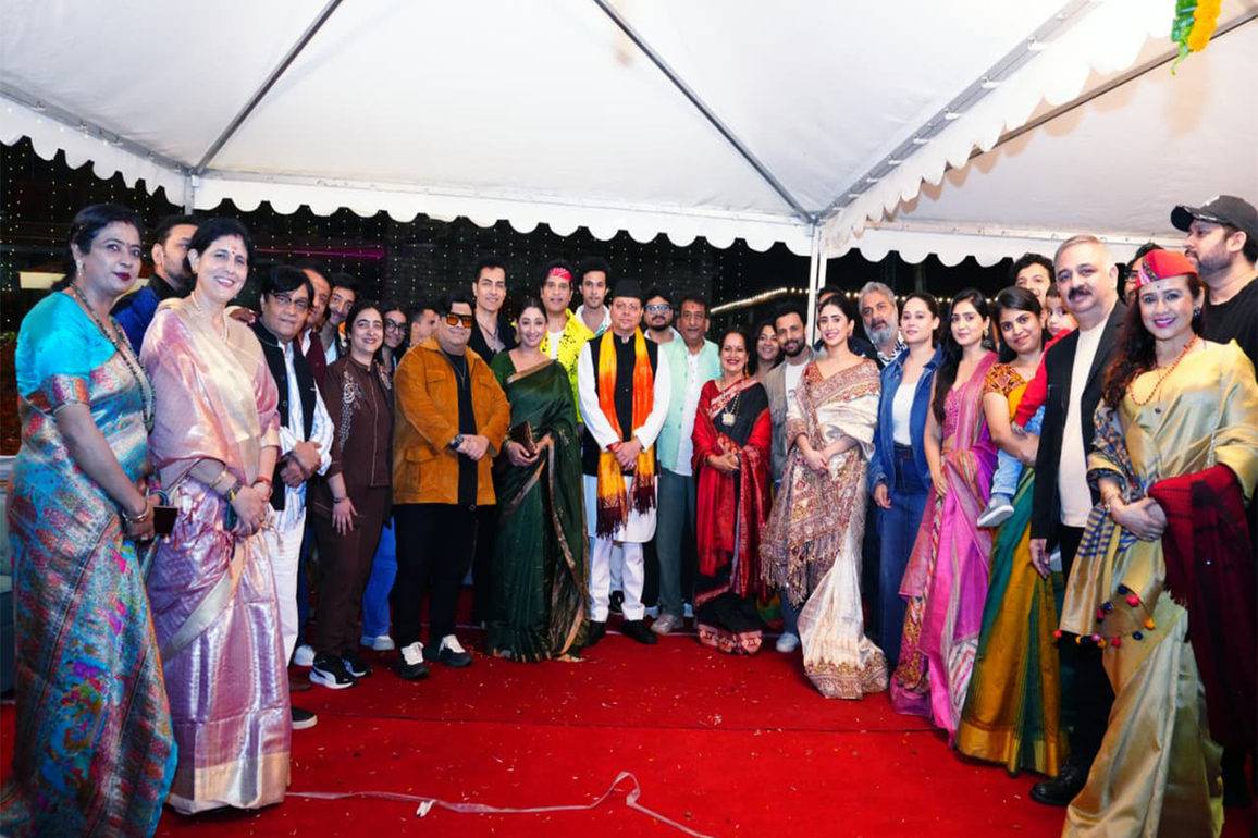 Uttarakhand CM Pushkar Singh Dhami felicitates prominent artists at Igas Bagwal festival celebrations