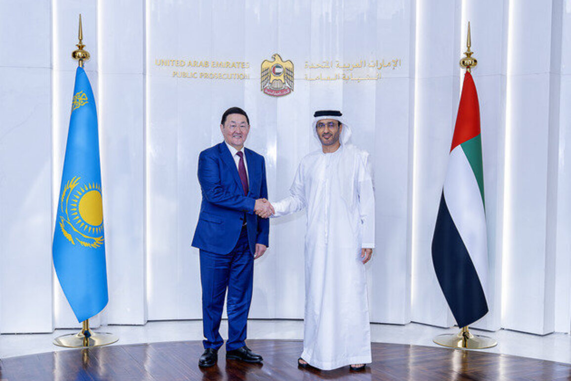 UAE Attorney General, Kazakhstan Prosecutor General discuss enhanced judicial cooperation