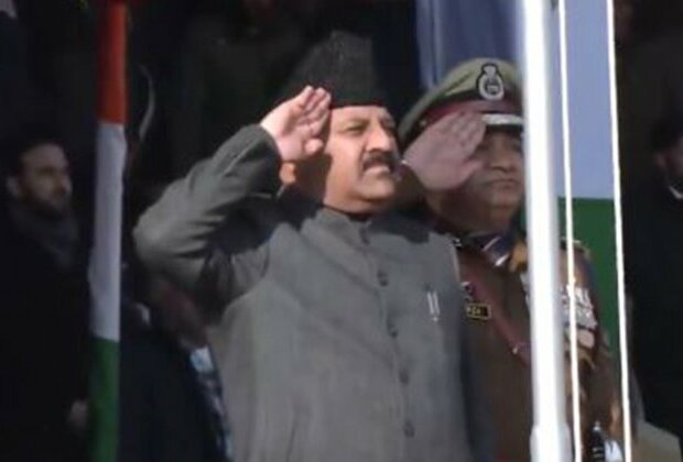 J-K: Dy CM Surinder Choudhary unfurls national flag in Srinagar