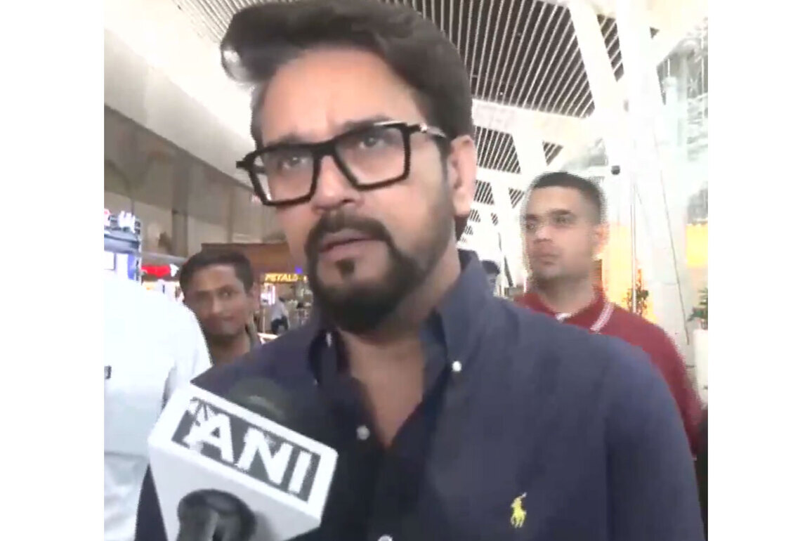 "IPL final will be a blast": Anurag Thakur on RCB vs GT clash
