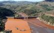  Lama da barragem de Fundão na represa da Usina Hidrelétrica Risoleta Neves/Reprodução