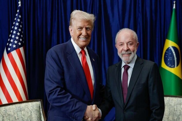 "Trade, specifically tariffs" in focus as Trump concludes White House meeting with Brazil's President Lula