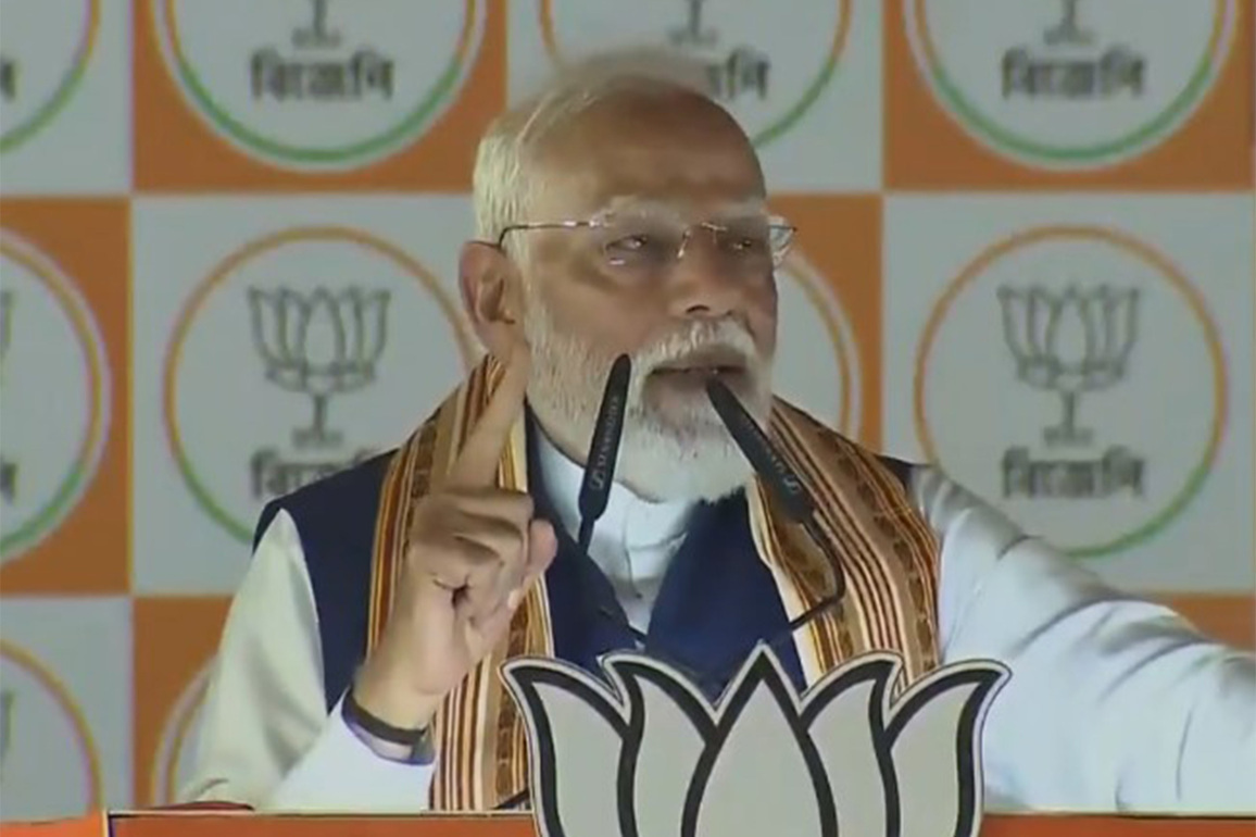 "Public takes form of Maa Durga when oppression reaches its limit": PM Modi lambasts TMC, says high voter turnout "ruined their sleep"