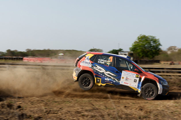 Karna Kadur, Musa Sherif sets quickest time in Super Special Stage of Asia Pacific Rally Championship