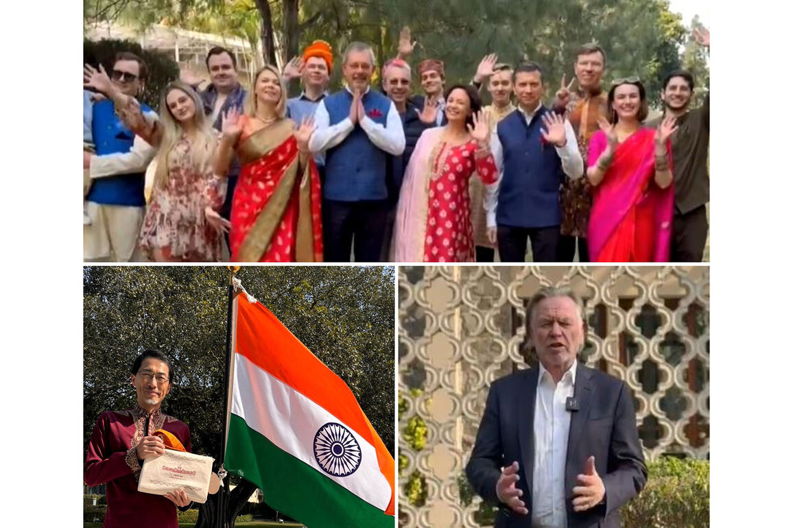Envoys extend wishes as India celebrates 77th Republic Day