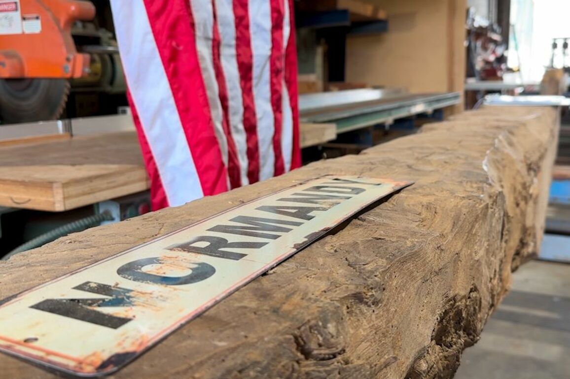 Tampa Bay company reclaims old wood from near Omaha Beach