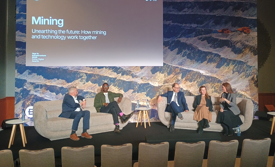 The panel for Unearthing the future: How mining and technology work together