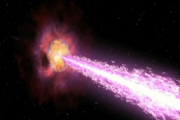 Study: Blinking gamma ray bursts are explained by falling stardust and unsteady jets