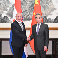 CHINA-BEIJING-WANG YI-CROATIAN FM-TALKS (CN)