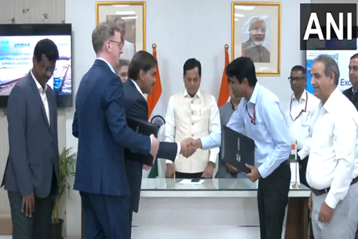 IWAI, Rhenus Group, Inland Water Transport, Sarbananda Sonowal, Maritime India Vision 2030