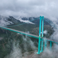 (GloriousGuizhou)CHINA-GUIZHOU-HUAJIANG GRAND CANYON BRIDGE-OPENING-COUNTDOWN (CN)