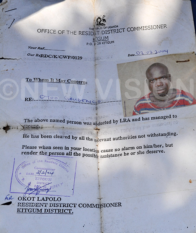  yo audensios certificate from the then  of itgum kot apolo