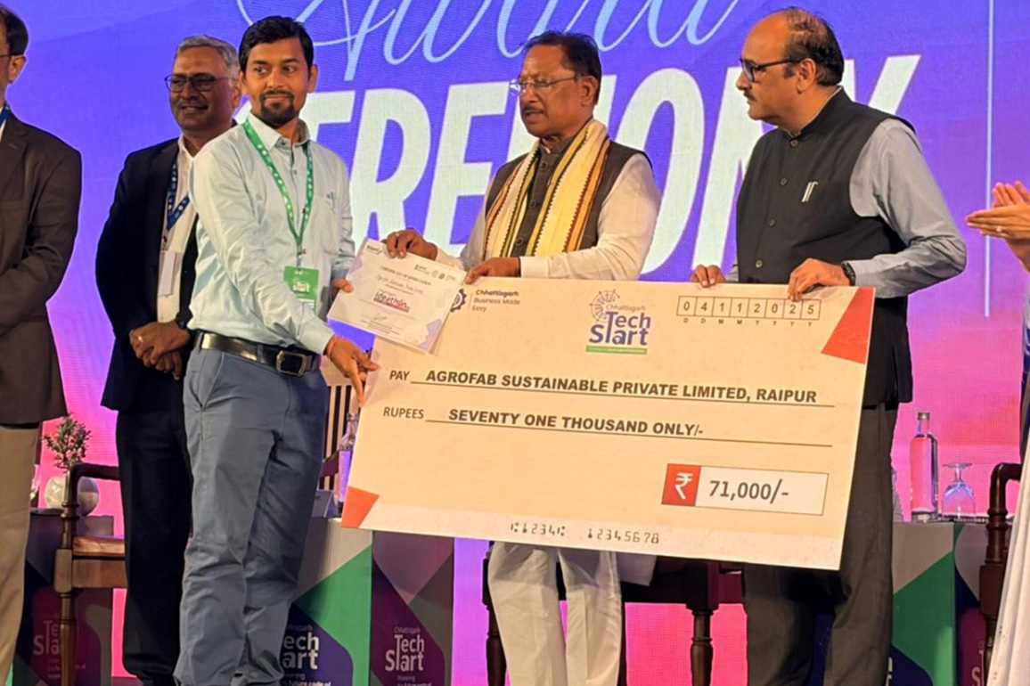 IIM Raipur startups shine at CG TechStart 2025; win first and fourth positions, felicitated by CM Vishnu Deo Sai