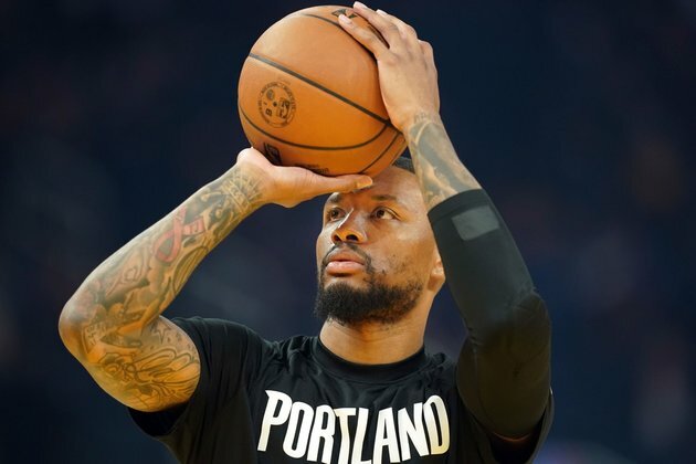 Blazers G Damian Lillard (abdomen) out at least 10 days