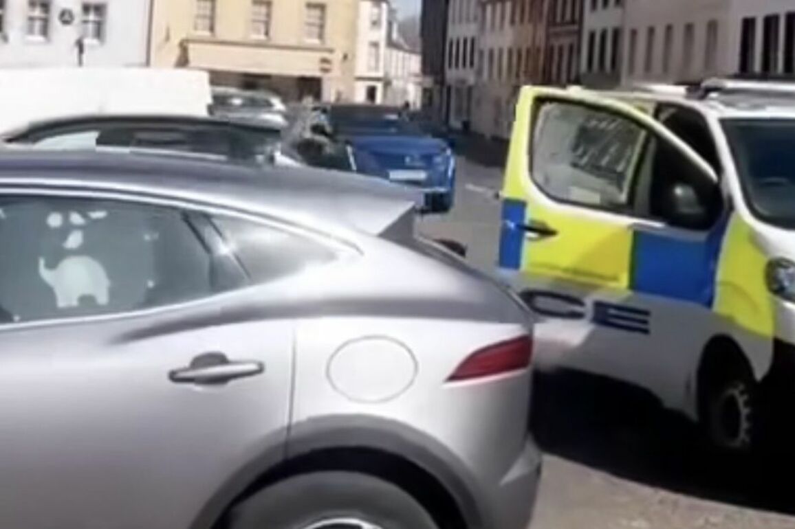 Man charged with attempted murder after collision involving police officer in Scots town