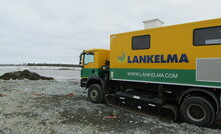  A specially adapted truck with tracks in addition to regular wheels was needed to gain access to the test site