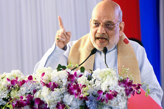 Assam: Amit Shah inaugurates healthcare projects; slams IYC's shirtless protest, says Opposition 'defames India'