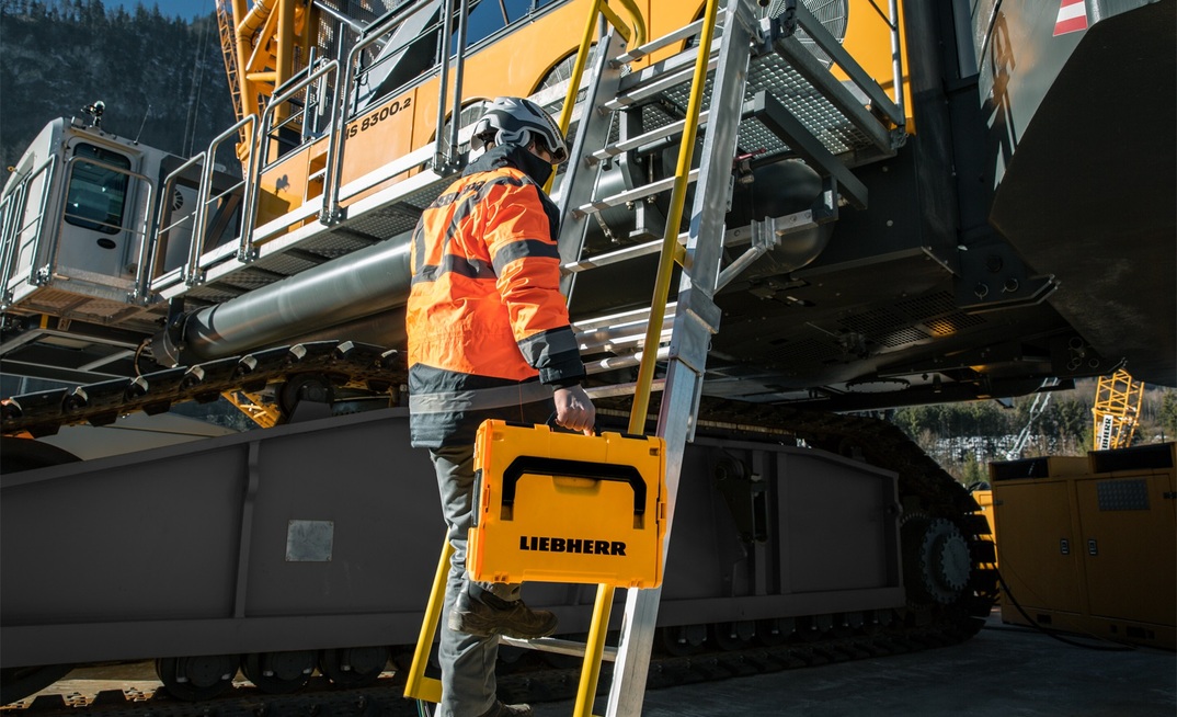 Liebherr is an example of an OEM that offers factory-backed service and maintenance packages for its machinery