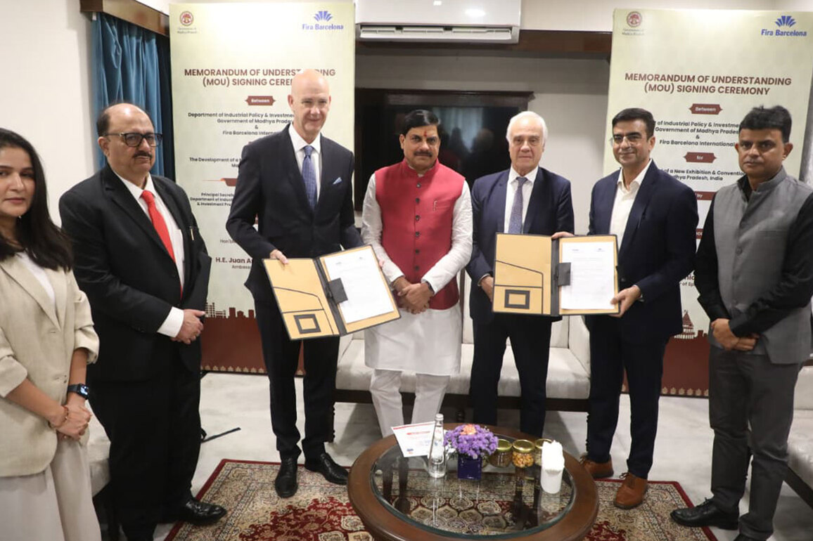 Madhya Pradesh govt signs MoU with Spain's Fira Barcelona International to set up international-standard convention centre in state